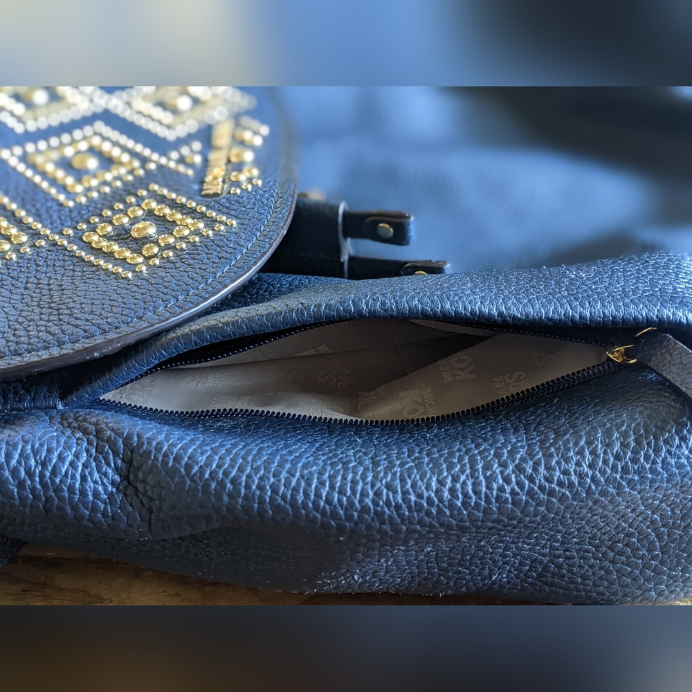 Michael kors southwestern studded leather backpack purse - Picture 8 of 13